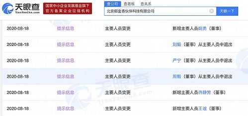 人事變動(dòng)與技術(shù)戰(zhàn)略轉(zhuǎn)型 原CFO周毅卸任北京郁金香伙伴科技董事，聚焦軟件技術(shù)轉(zhuǎn)讓